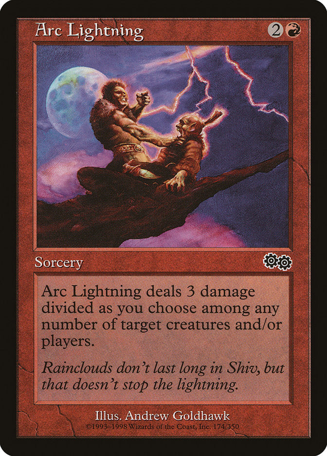 Arc Lightning [Urza's Saga] | Good Games North