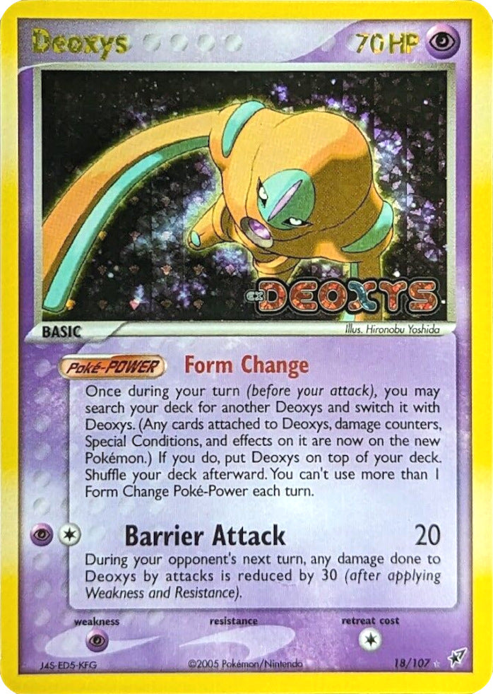 Deoxys (18/107) (Stamped) [EX: Deoxys] | Good Games North