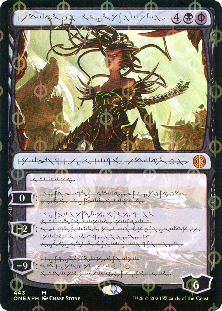 Vraska, Betrayal's Sting (Phyrexian Step-and-Compleat Foil) [Phyrexia: All Will Be One] | Good Games North