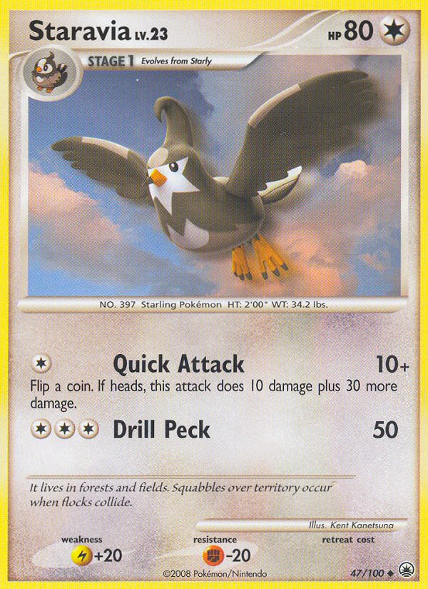 Staravia (47/100) [Diamond & Pearl: Majestic Dawn] | Good Games North