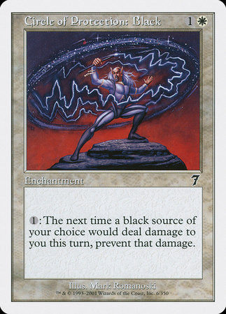 Circle of Protection: Black [Seventh Edition] | Good Games North