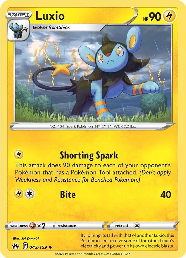 Luxio (042/159) (42) [Sword & Shield: Crown Zenith] | Good Games North