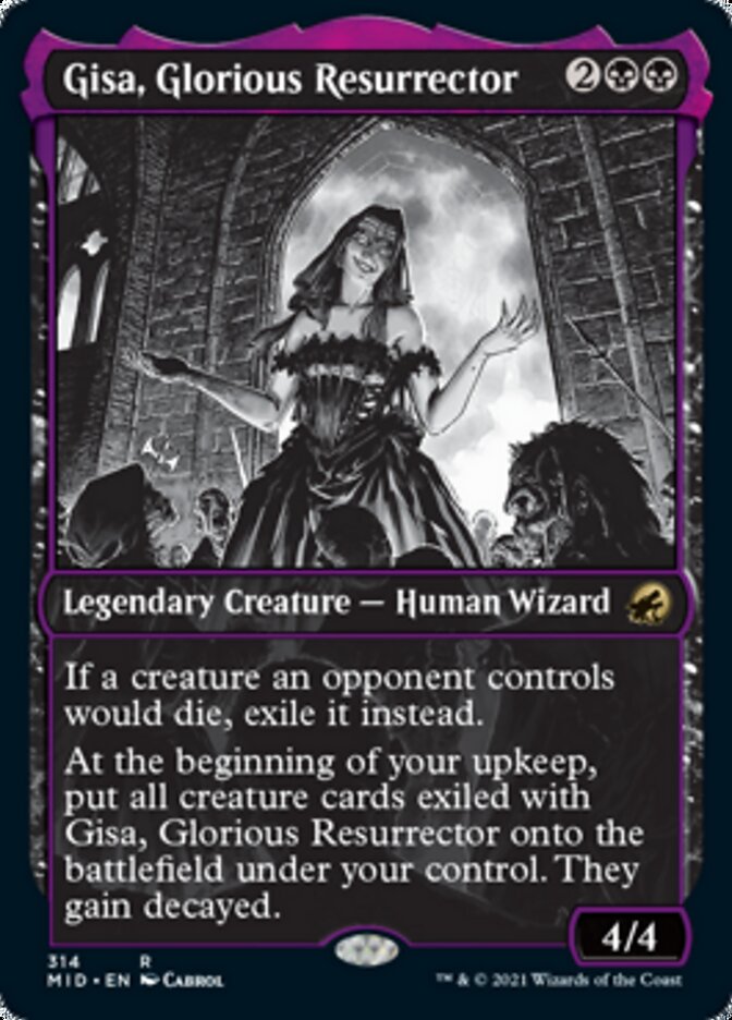 Gisa, Glorious Resurrector (Showcase Eternal Night) [Innistrad: Midnight Hunt] | Good Games North