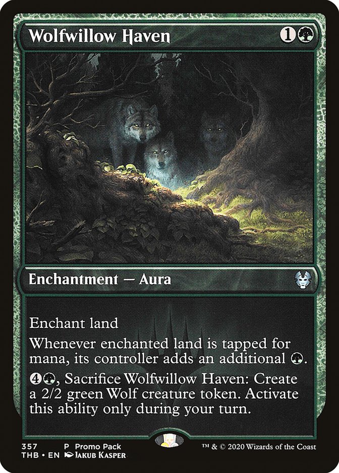 Wolfwillow Haven (Promo Pack) [Theros Beyond Death Promos] | Good Games North