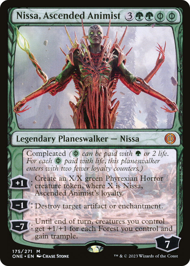 Nissa, Ascended Animist [Phyrexia: All Will Be One] | Good Games North