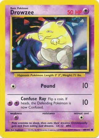 Drowzee (49/102) [Base Set Unlimited] | Good Games North