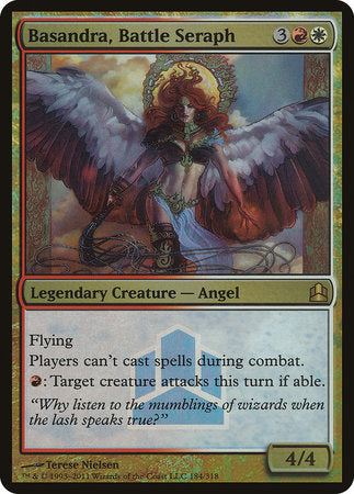 Basandra, Battle Seraph (Commander Launch Promo) [Commander 2011 Launch Party] | Good Games North