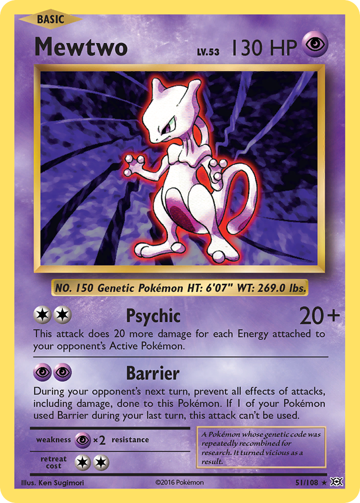 Mewtwo (51/108) [XY: Evolutions] | Good Games North
