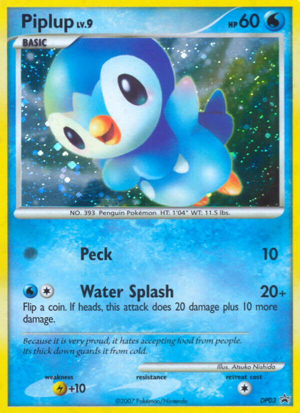 Piplup (DP03) [Diamond & Pearl: Black Star Promos] | Good Games North