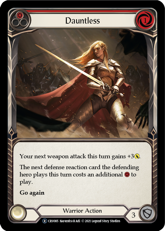 Dauntless (Red) [U-CRU085-RF] Unlimited Rainbow Foil | Good Games North