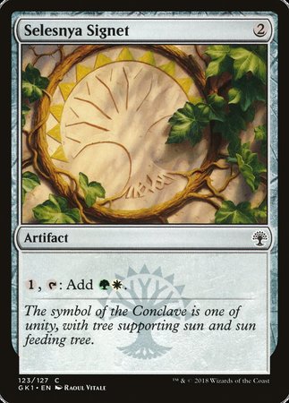 Selesnya Signet [GRN Guild Kit] | Good Games North