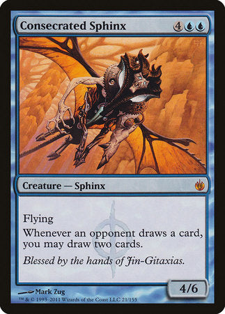 Consecrated Sphinx [Mirrodin Besieged] | Good Games North