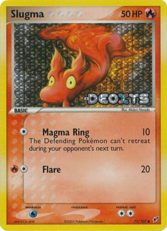 Slugma (75/107) (Stamped) [EX: Deoxys] | Good Games North