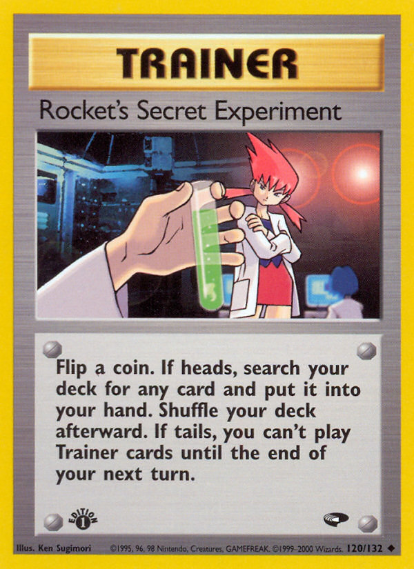 Rocket's Secret Experiment (120/132) [Gym Challenge 1st Edition] | Good Games North