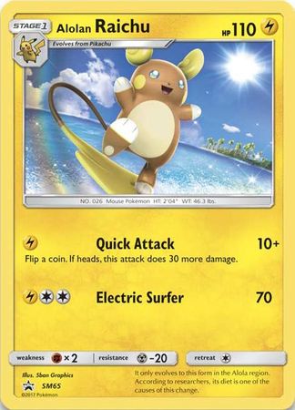 Alolan Raichu (SM65) (Jumbo Card) [Sun & Moon: Black Star Promos] | Good Games North