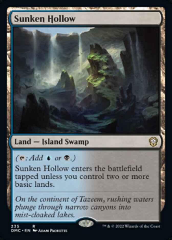 Sunken Hollow [Dominaria United Commander] | Good Games North