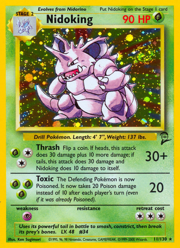 Nidoking (11/130) [Base Set 2] | Good Games North