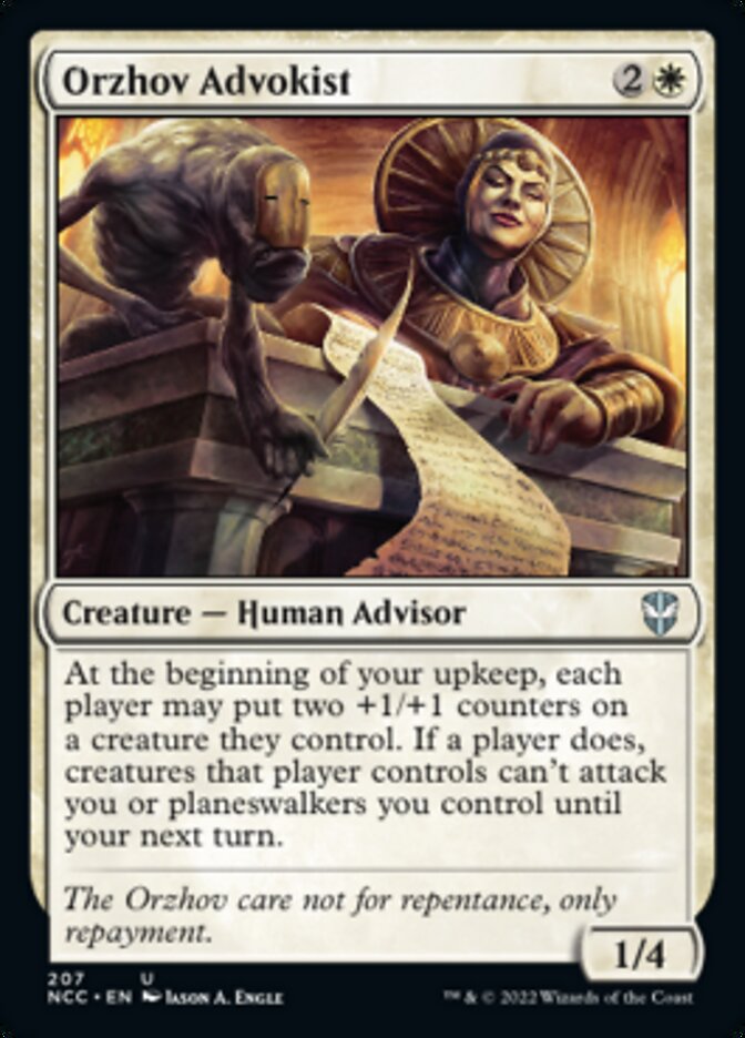 Orzhov Advokist [Streets of New Capenna Commander] | Good Games North