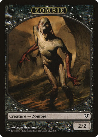 Zombie Token [Avacyn Restored Tokens] | Good Games North