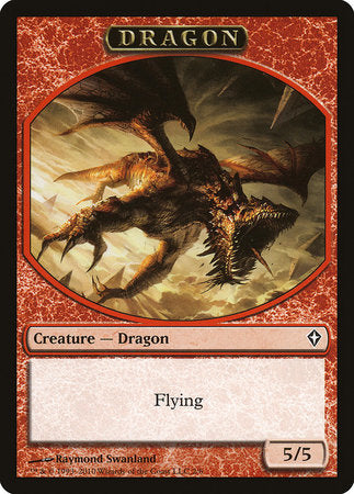 Dragon Token [Worldwake Tokens] | Good Games North