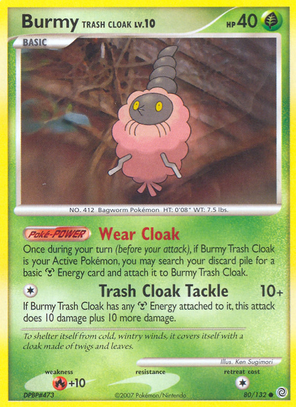 Burmy Trash Cloak (80/132) [Diamond & Pearl: Secret Wonders] | Good Games North