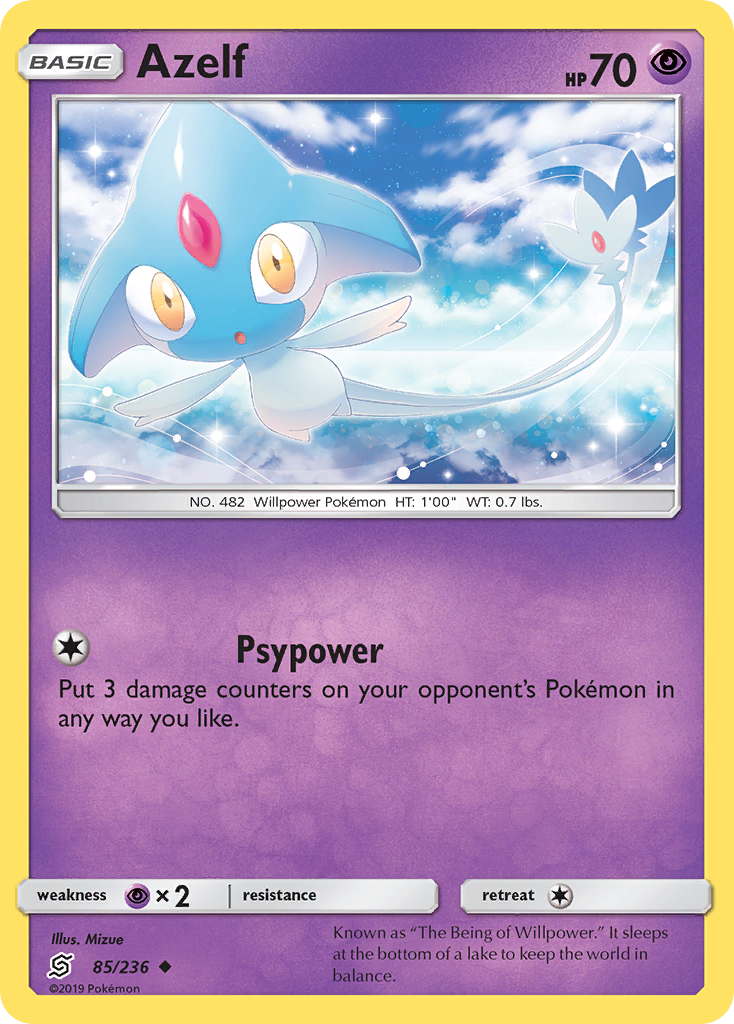 Azelf (85/236) [Sun & Moon: Unified Minds] | Good Games North