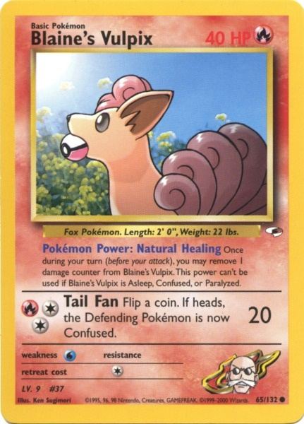 Blaine's Vulpix (65/132) [Gym Heroes Unlimited] | Good Games North
