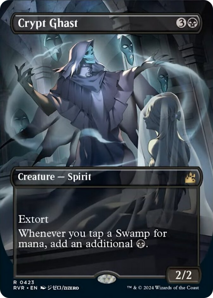 Crypt Ghast (Anime Borderless) [Ravnica Remastered] | Good Games North