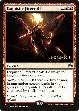Exquisite Firecraft [Magic Origins Promos] | Good Games North