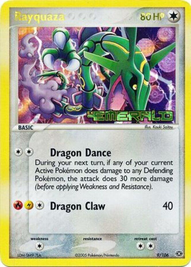 Rayquaza (9/106) (Stamped) [EX: Emerald] | Good Games North