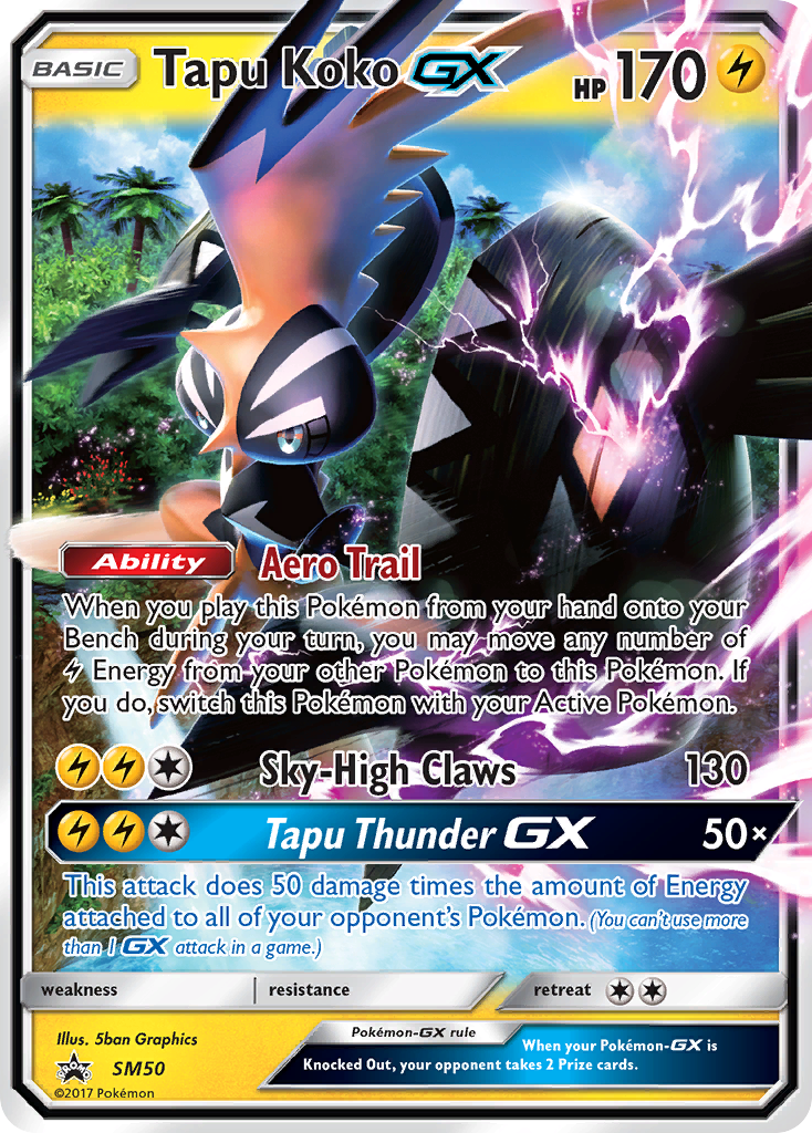 Tapu Koko GX (SM50) [Sun & Moon: Black Star Promos] | Good Games North