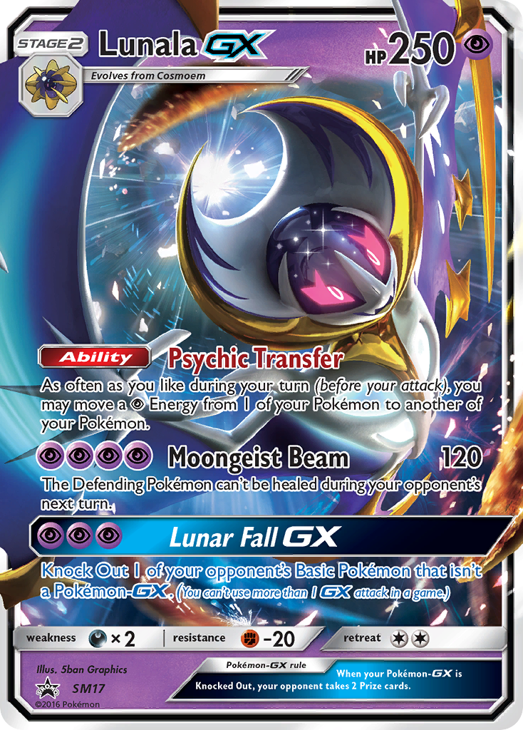 Lunala GX (SM17) [Sun & Moon: Black Star Promos] | Good Games North