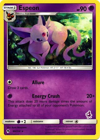 Espeon (89/214) (Mewtwo Deck) [Battle Academy 2020] | Good Games North