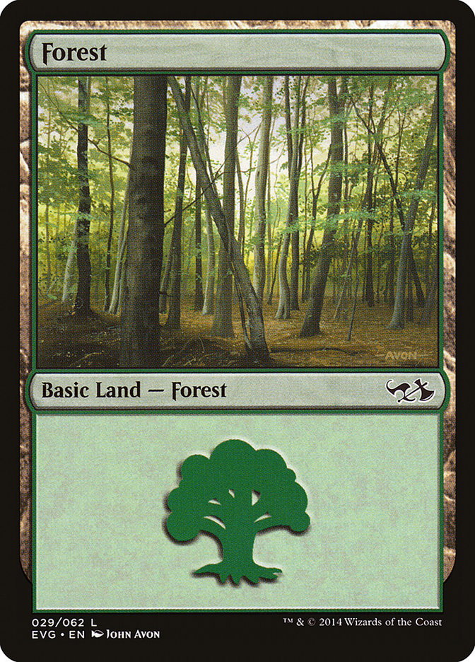 Forest (29) (Elves vs. Goblins) [Duel Decks Anthology] | Good Games North