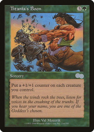 Titania's Boon [Urza's Saga] | Good Games North