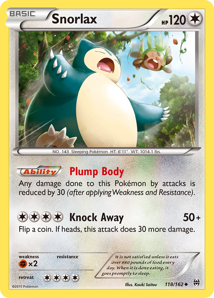 Snorlax (118/162) [XY: BREAKthrough] | Good Games North