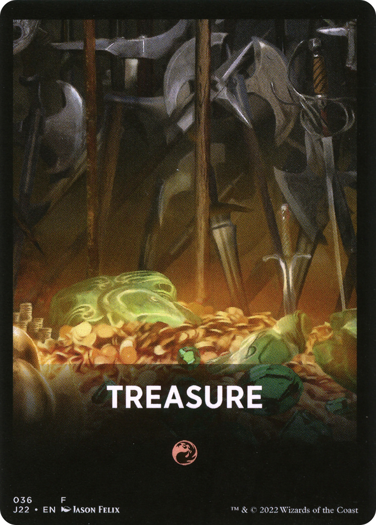 Treasure Theme Card [Jumpstart 2022 Front Cards] | Good Games North