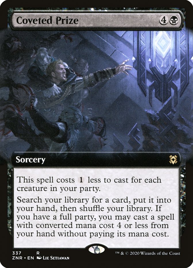 Coveted Prize (Extended Art) [Zendikar Rising] | Good Games North