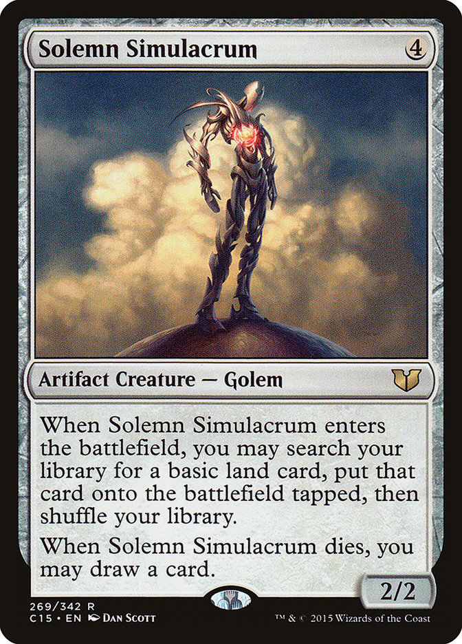 Solemn Simulacrum [Commander 2015] | Good Games North