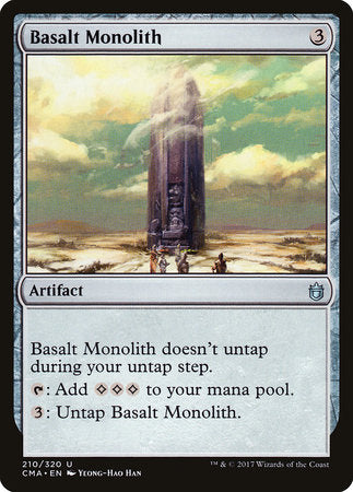Basalt Monolith [Commander Anthology] | Good Games North