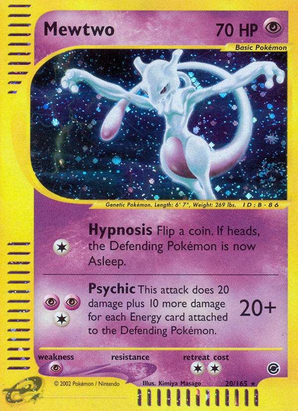 Mewtwo (20/165) [Expedition: Base Set] | Good Games North