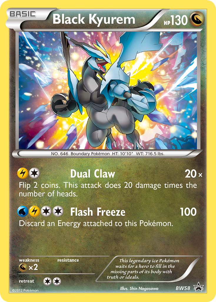 Black Kyurem (BW58) [Black & White: Black Star Promos] | Good Games North
