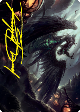 Beledros Witherbloom Art Card (Gold-Stamped Signature) [Strixhaven: School of Mages Art Series] | Good Games North