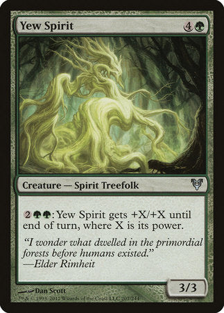 Yew Spirit [Avacyn Restored] | Good Games North