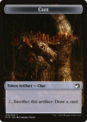 Wolf (013) // Clue (016) Double-sided Token [Challenger Decks 2022 Tokens] | Good Games North