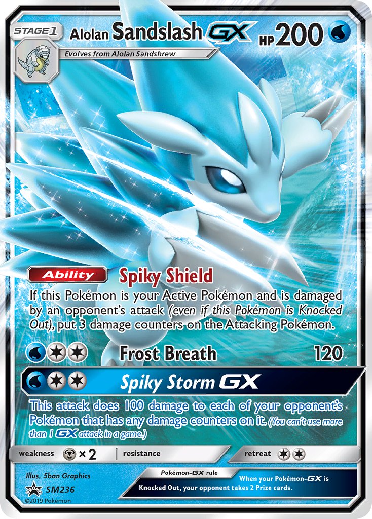 Alolan Sandslash GX (SM236) [Sun & Moon: Black Star Promos] | Good Games North