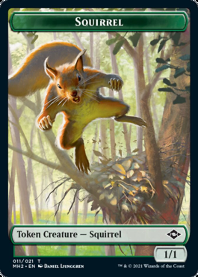 Squirrel Token [Modern Horizons 2 Tokens] | Good Games North