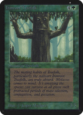 Ironroot Treefolk [Limited Edition Alpha] | Good Games North