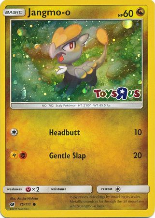 Jangmo o (75/111) (Toys R Us Promo) [Sun & Moon: Crimson Invasion] | Good Games North