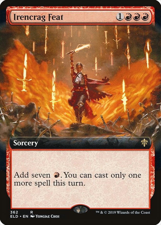 Irencrag Feat (Extended Art) [Throne of Eldraine] | Good Games North